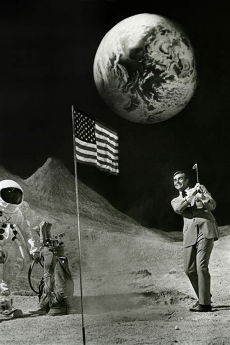 first sport played on the moon